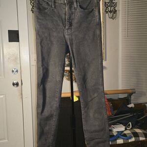 Madewell Women's Charcoal Skinny Jeans